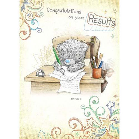 Congratulations on Your Results Me to You Bear Card £1.60
